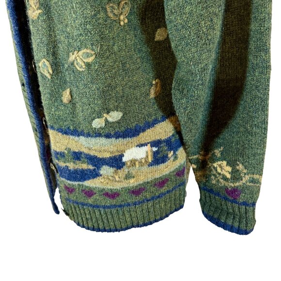 Coutryside Vintage 100% Wool Cardigan - Picture 5 of 7